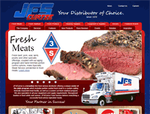 Tablet Screenshot of jfsfoods.com